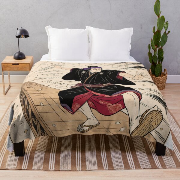 Item preview, Kabuki Actor Leaping Along the Hanamichi Stage designed and sold by TokyoUkiyoHouse.