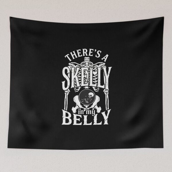 Item preview, Skelly in My Belly Skeleton Pregnancy Humor designed and sold by GiaoCalonas.