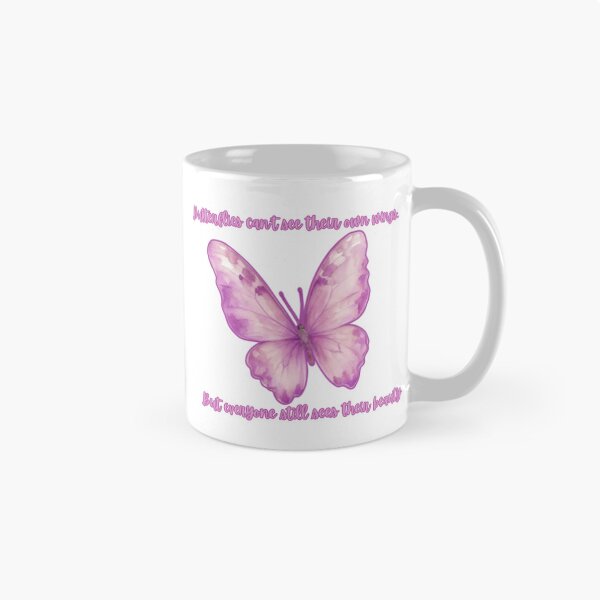 Item preview, Butterflies Can't See Their Own Wings 2 Pink designed and sold by JustBeingAlicia.