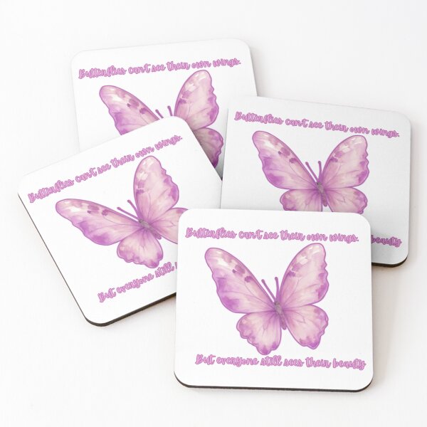 Item preview, Butterflies Can't See Their Own Wings 2 Pink designed and sold by JustBeingAlicia.
