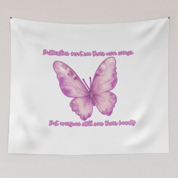 Item preview, Butterflies Can't See Their Own Wings 2 Pink designed and sold by JustBeingAlicia.