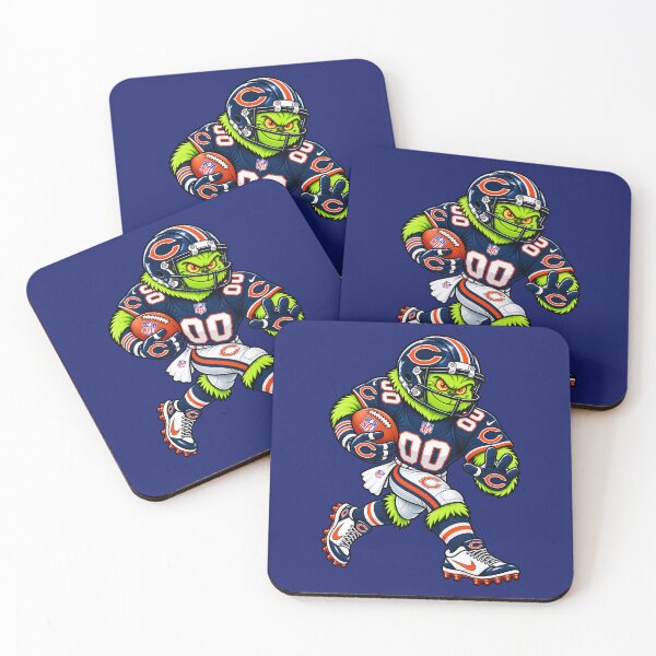 Item preview, Chicago Bears Football Team Funny Grinch Player designed and sold by Ayana Todd.