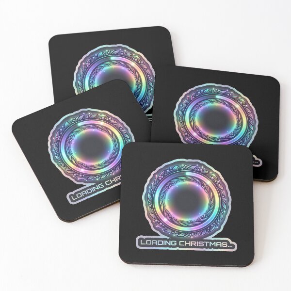 Item preview, Loading Christmas - Holographic Spinner Sticker designed and sold by TheCalmEdit.