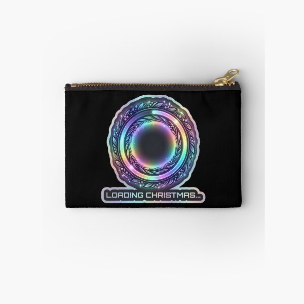 Item preview, Loading Christmas - Holographic Spinner Sticker designed and sold by TheCalmEdit.