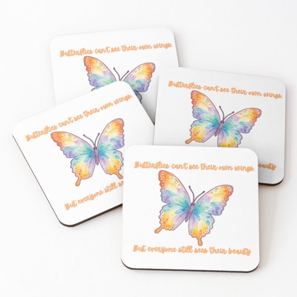 Item preview, Butterflies Can't See Their Own Wings 3 Rainbow designed and sold by JustBeingAlicia.