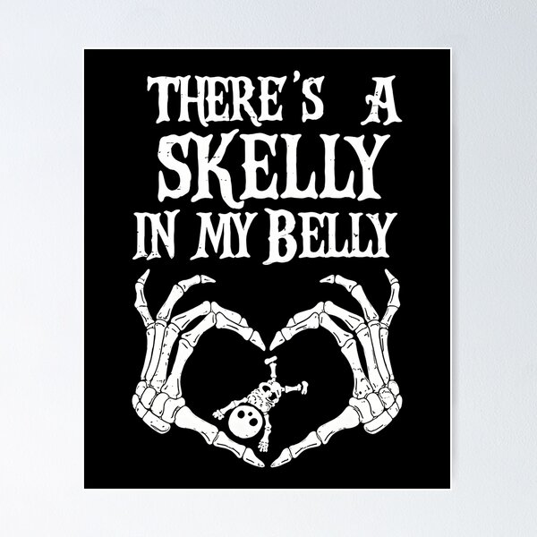 Item preview, There's A Skelly In My Belly Pregnancy Announcement designed and sold by GiaoCalonas.