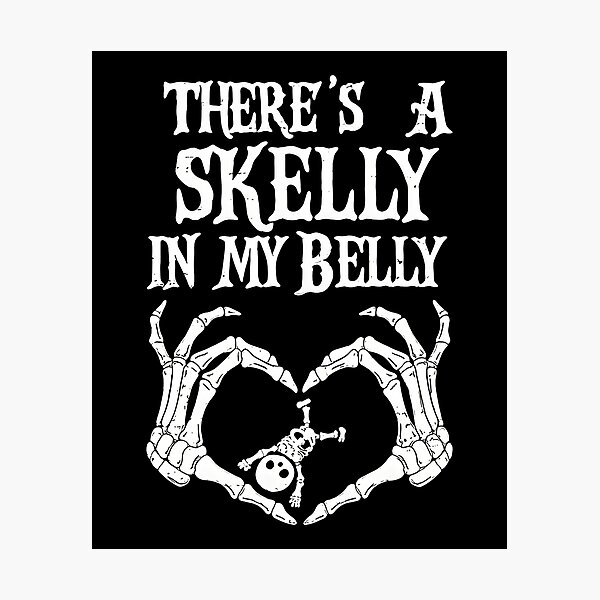 Item preview, There's A Skelly In My Belly Pregnancy Announcement designed and sold by GiaoCalonas.
