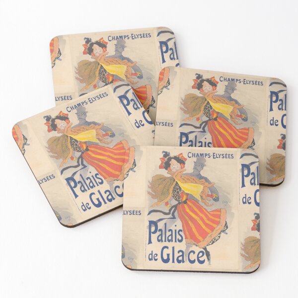 Item preview, Palais de Glace Ice Skaters 1896 designed and sold by artofuniverse.
