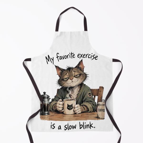 Item preview, My favorite exercise is a slow blink. (Positive) designed and sold by Birdie and Flynn.
