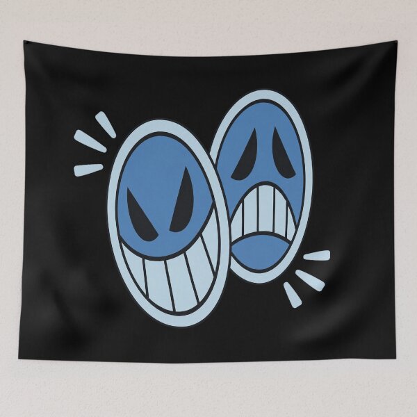 Item preview, Blue Smile Faces designed and sold by pricemichael.