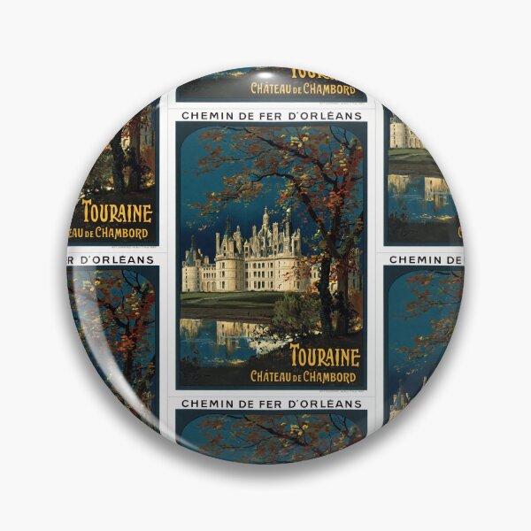Item preview, Chateau de Chambord Touraine Railway 1900 designed and sold by artofuniverse.