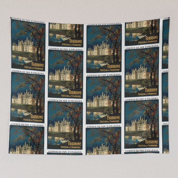 Item preview, Chateau de Chambord Touraine Railway 1900 designed and sold by artofuniverse.
