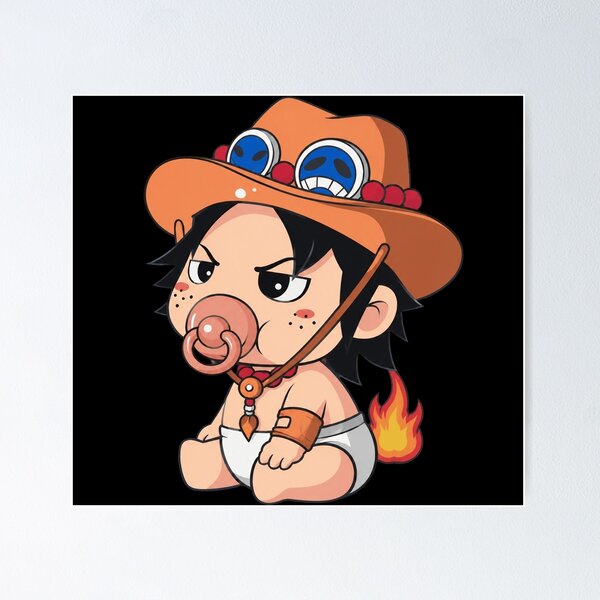 Item preview, Baby Ace Chibi Fan Art designed and sold by Raphael-Mcco.