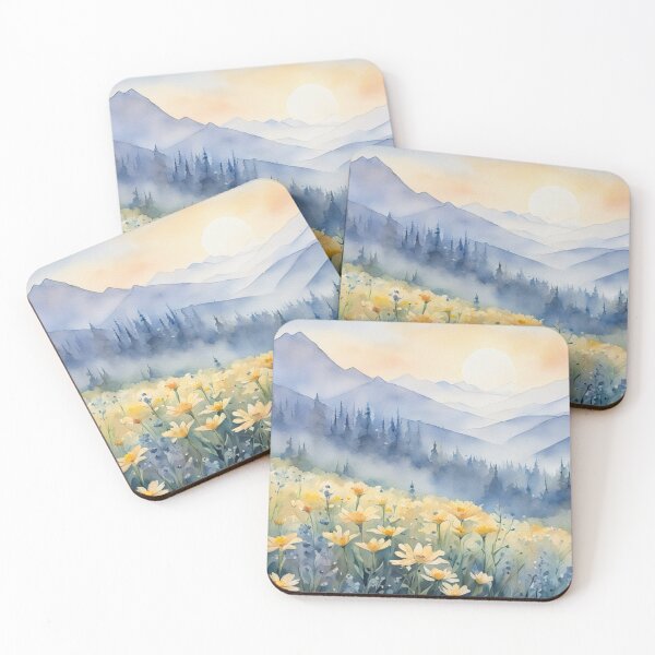 Item preview, Sunrise Over the Wildflowers designed and sold by Undersea Ai Art.
