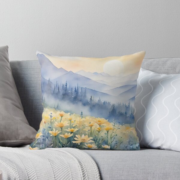 Item preview, Sunrise Over the Wildflowers designed and sold by Undersea Ai Art.