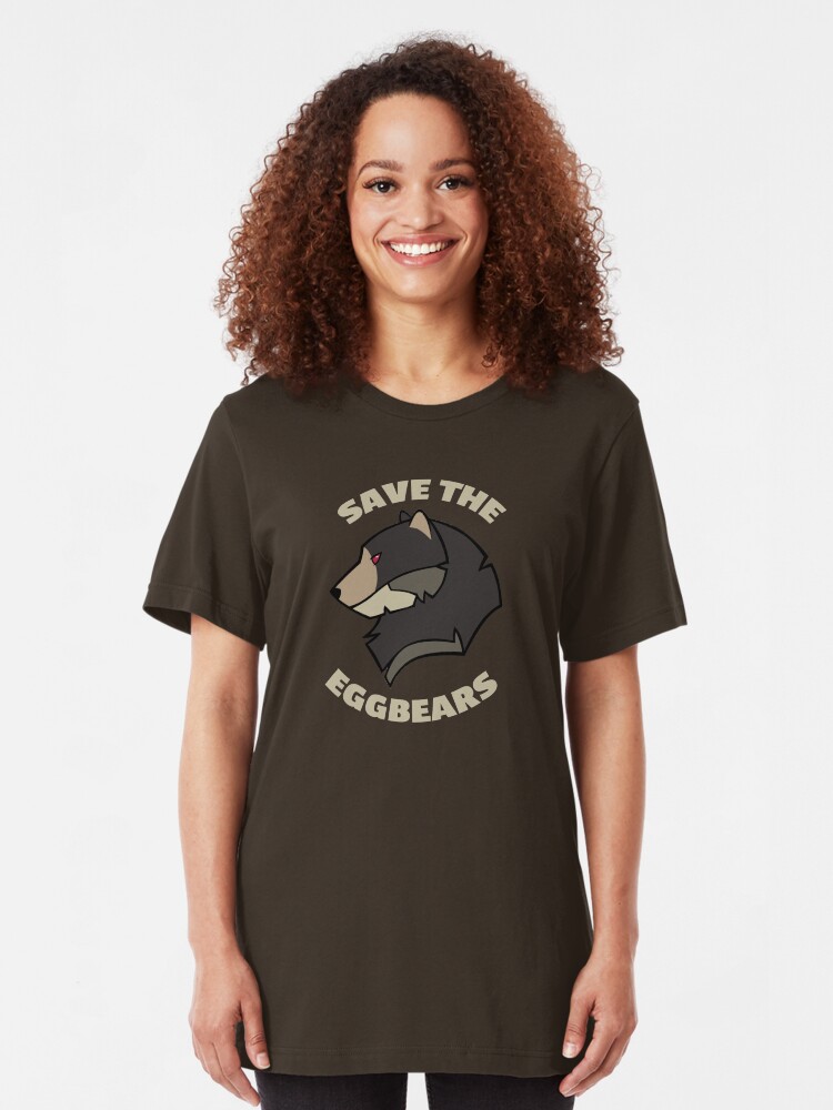 Alternate view of Save the Eggbears Slim Fit T-Shirt