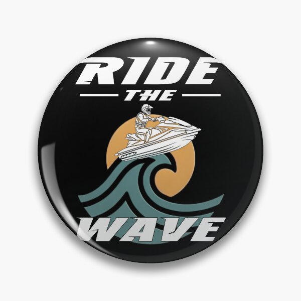 Item preview, Ride The Wave Jet Ski Vintage Water Sport  designed and sold by Jt41.