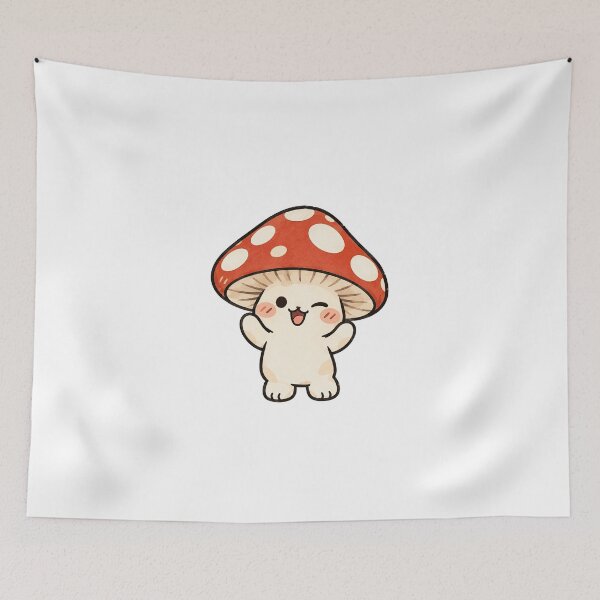 Item preview, Kinoko Cute Kawaii Mushroom Character Japanese Style designed and sold by Marti’s Shop Corner.