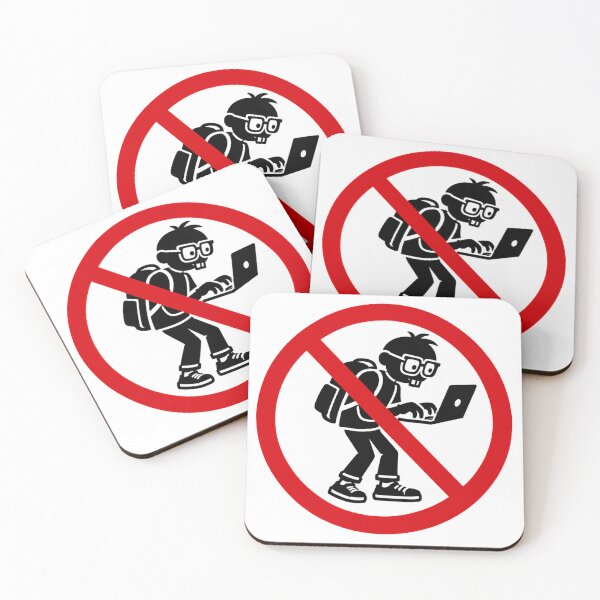 Item preview, No Nerds Allowed Funny Prohibition Sign designed and sold by MonkiFlipp.