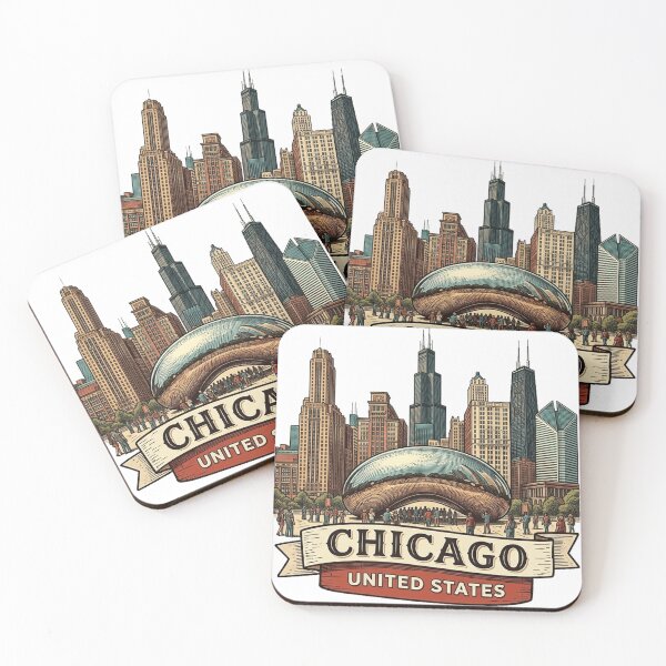 Item preview, Chicago – Travel Art designed and sold by maximinano100k.