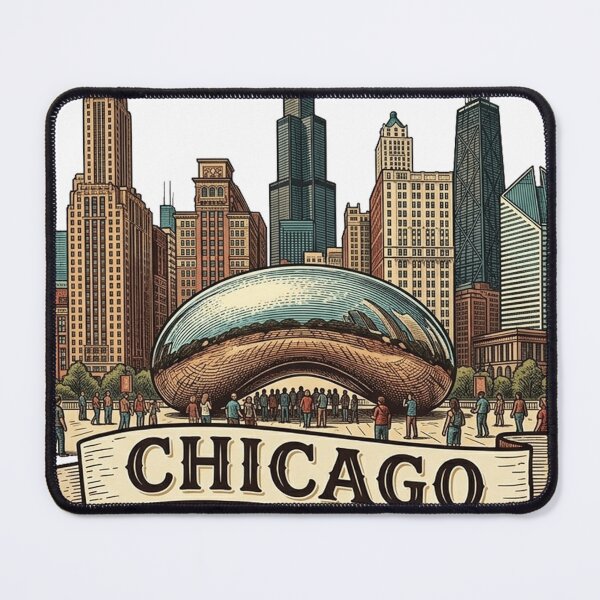 Item preview, Chicago – Travel Art designed and sold by maximinano100k.