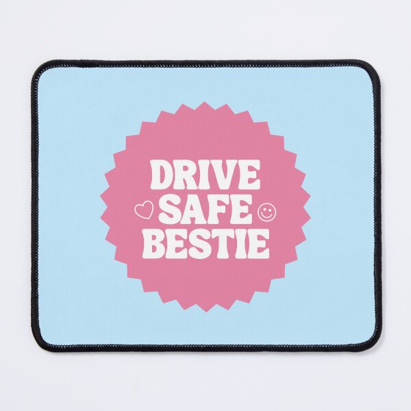 Item preview, Drive Safe Bestie | Driver | Bumper | Cute designed and sold by The Turquoise Brush.