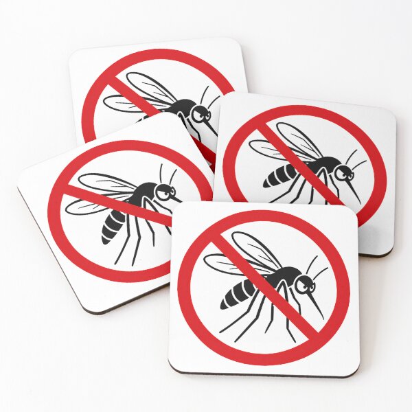 Item preview, No Mosquitoes Allowed Funny Prohibition Sign designed and sold by MonkiFlipp.