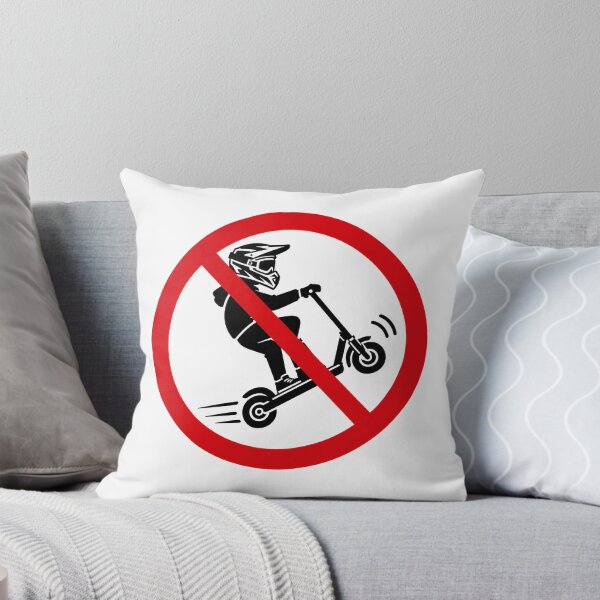 Item preview, No Electric Scooters Allowed Funny Sign designed and sold by MonkiFlipp.