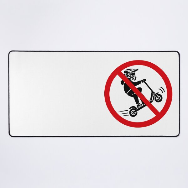 Item preview, No Electric Scooters Allowed Funny Sign designed and sold by MonkiFlipp.