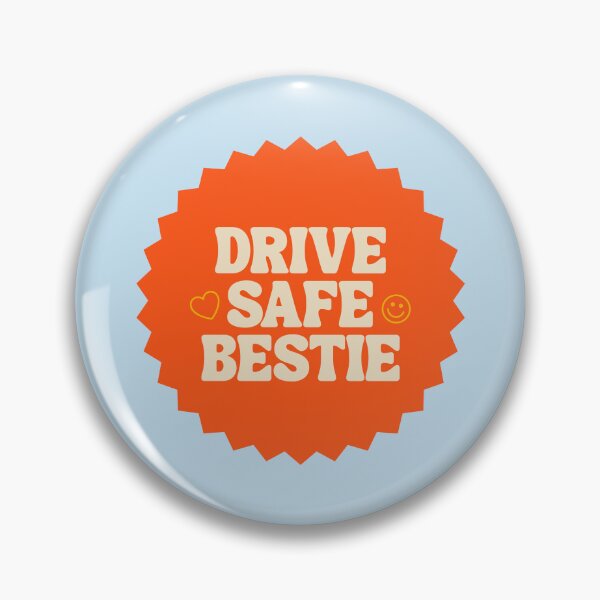 Item preview, Drive Safe Bestie | Driver | Bumper | Cute designed and sold by The Turquoise Brush.