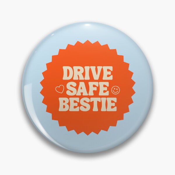 Item preview, Drive Safe Bestie | Driver | Bumper | Cute designed and sold by The Turquoise Brush.