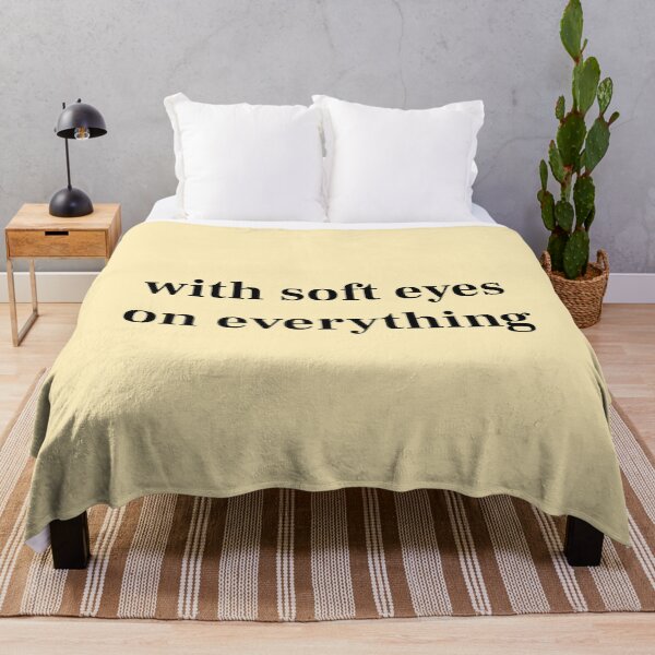 Item preview, Copy of (Red) With Soft Eyes On Everything Mindful Quote designed and sold by r-wan-design.