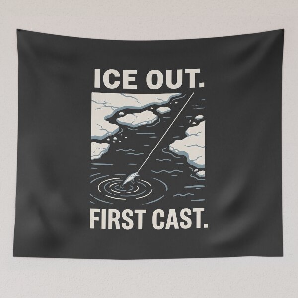 Item preview, Ice Out First Cast Fishing designed and sold by SplashTastic.