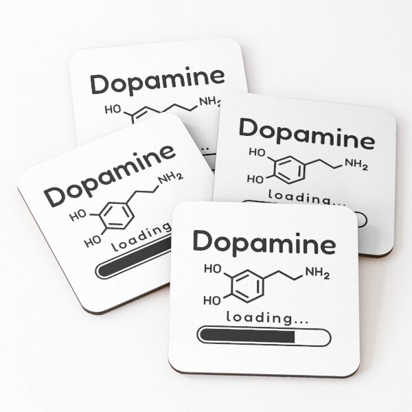 Item preview, Dopamine Loading Chemical Formula designed and sold by VectorForge Studio.