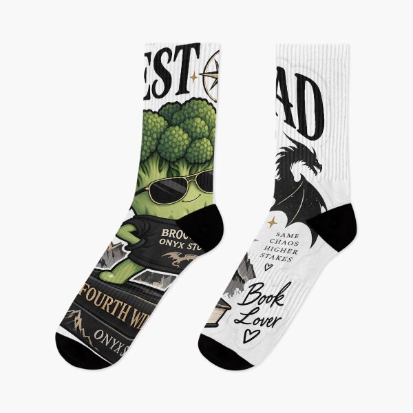 Item preview, Quest Squad Broccoli Onyx Storm Fourth Wing Book Lover designed and sold by NRSROTE.