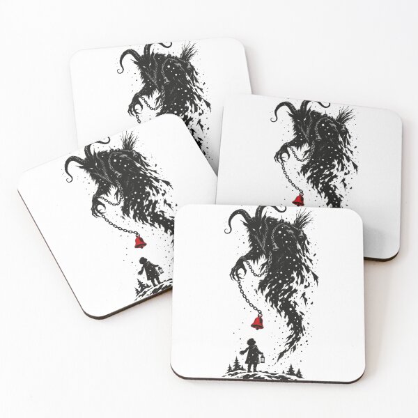 Item preview, Krampus and the Red Bell Dark Christmas Art designed and sold by codex401.