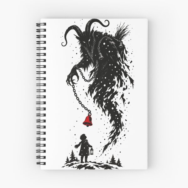 Item preview, Krampus y la Campana Roja - Arte de Navidad Oscura designed and sold by codex401.