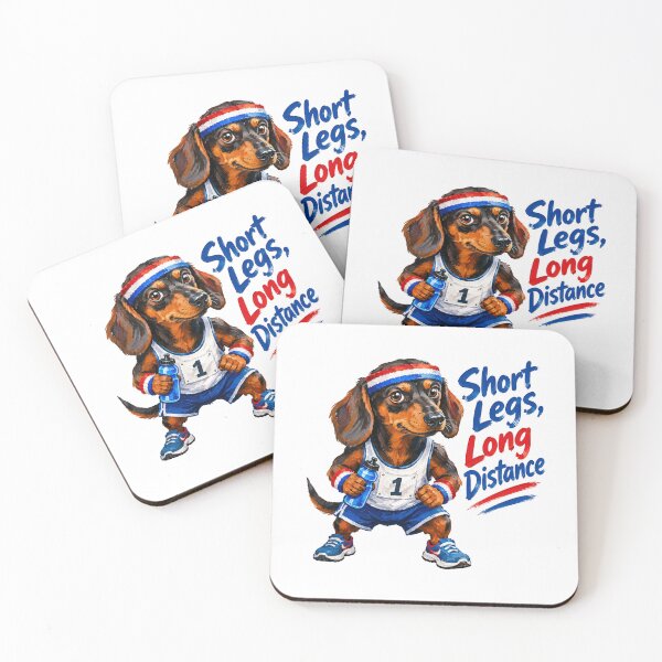 Item preview, Short Legs Long Distance Funny Dachshund Runner Dog  designed and sold by KaBaRen.
