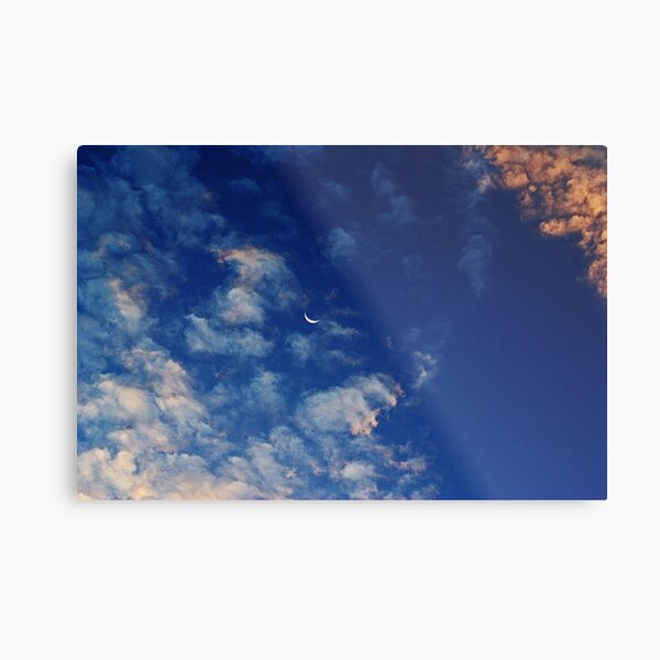 Moonset over St. Simons (2) Metal Print