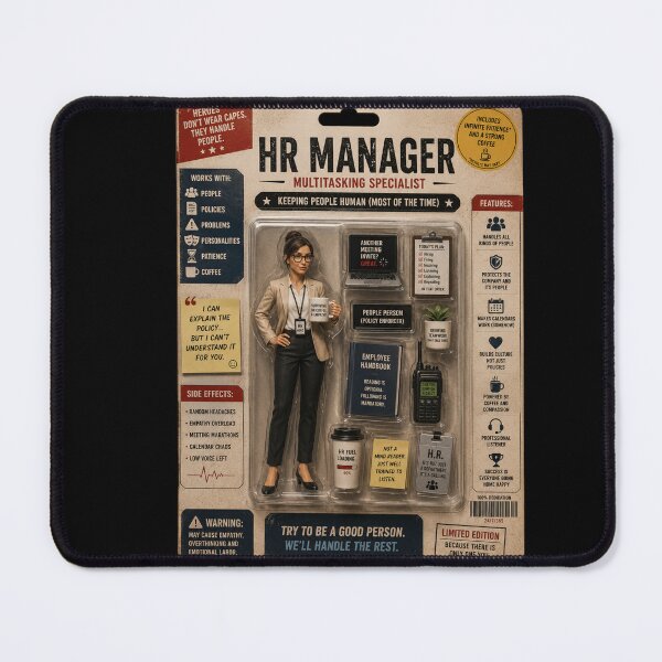 Item preview, HR Manager Limited Edition – Funny HR Action Figure designed and sold by Eng-Art.