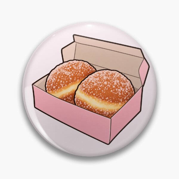 Item preview, Malasadas in a Pink Box Hawaii Treat designed and sold by Small Kine Prints.