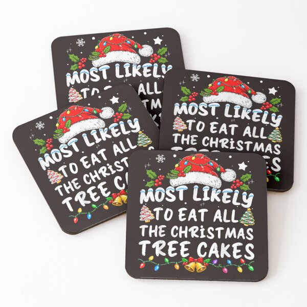 Item preview, Most Likely To Eat All The Christmas Tree Cakes Funny Family Xmas designed and sold by mari-kayden.