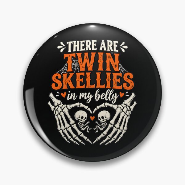 Item preview, Twin Skellies Belly Halloween Pregnancy designed and sold by SoyLamderma.