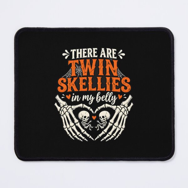 Item preview, Twin Skellies Belly Halloween Pregnancy designed and sold by SoyLamderma.