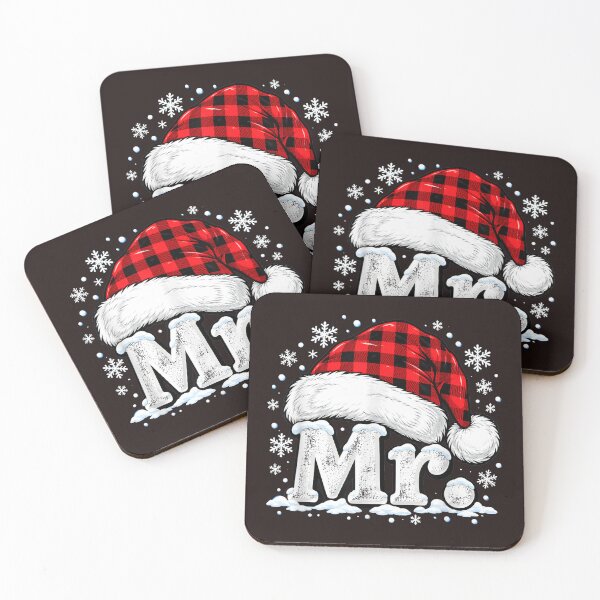 Item preview, Mr Red Buffalo Plaid Santa Hat Couples Matching Christmas designed and sold by mari-kayden.
