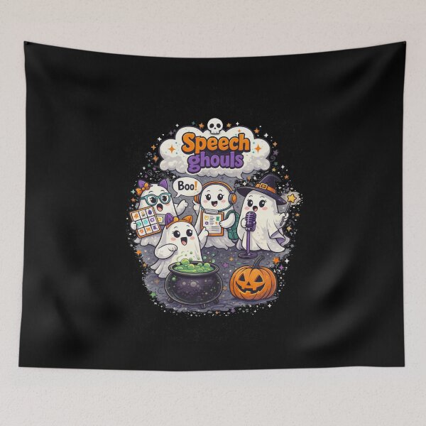 Item preview, Speech Ghouls – Halloween Speech Therapy SLP Ghost Teacher designed and sold by Printed Mistakes.