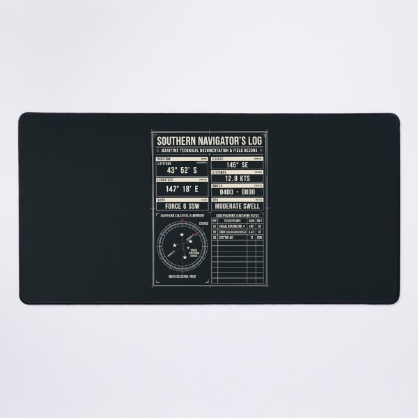 Item preview, Southern Navigators Log Maritime Technical Blueprint designed and sold by SplashTastic.