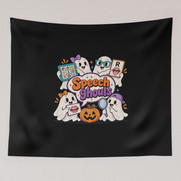 Item preview, Speech Ghouls – Halloween Speech Therapy SLP Ghost Teacher designed and sold by Printed Mistakes.