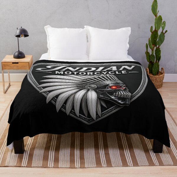 Item preview, Indian Motorcycle Vintage Chief Biker Emblem Shield Artwork designed and sold by DeimosArtIntl.