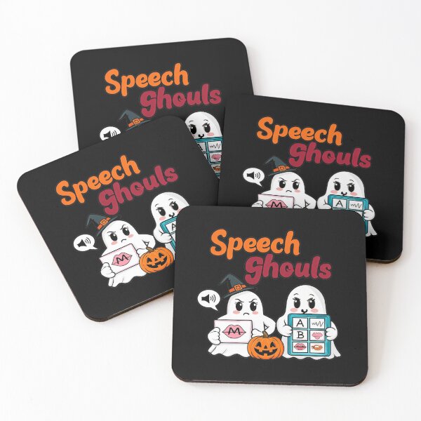 Item preview, Speech Ghouls – Halloween Speech Therapy SLP Ghost Teacher designed and sold by Printed Mistakes.